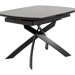 Tische|KARE Design Ausziehtisch Twist Schwarz 120(30+30)X90Cm