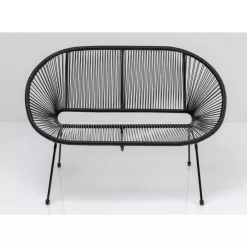 Outdoormöbel|KARE Design Bank Acapulco Schwarz
