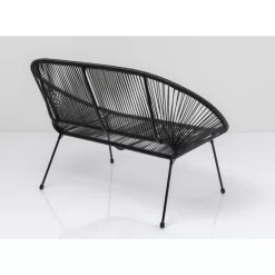 Outdoormöbel|KARE Design Bank Acapulco Schwarz