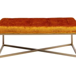 Sitzbänke|KARE Design Bank Crossover Croco Diva Bronze 90X40
