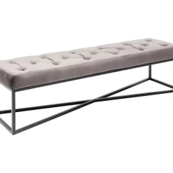 Sitzbänke|KARE Design Bank Crossover Grau Schwarz 150X40Cm