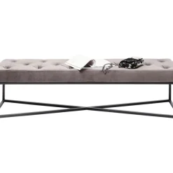 Sitzbänke|KARE Design Bank Crossover Grau Schwarz 150X40Cm