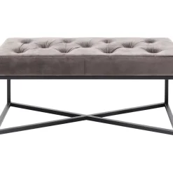Sitzbänke|KARE Design Bank Crossover Grau Schwarz 90X40Cm