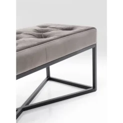 Sitzbänke|KARE Design Bank Crossover Grau Schwarz 90X40Cm