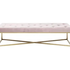 Sitzbänke|KARE Design Bank Crossover Rose Messing 150X40Cm