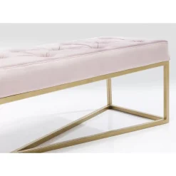 Sitzbänke|KARE Design Bank Crossover Rose Messing 150X40Cm
