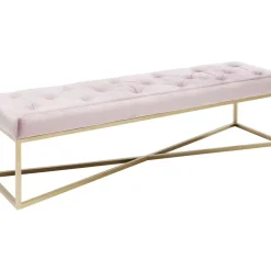 Sitzbänke|KARE Design Bank Crossover Rose Messing 150X40Cm