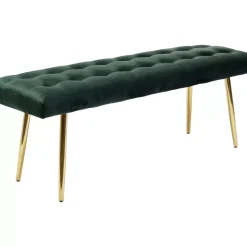 Sitzbänke|KARE Design Bank Dallas Velvet Grun 110Cm