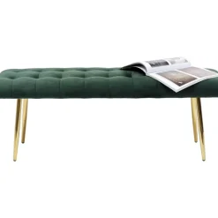 Sitzbänke|KARE Design Bank Dallas Velvet Grun 110Cm