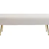 Sitzbänke|KARE Design Bank Deria Velvet Creme 110Cm