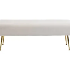 Sitzbänke|KARE Design Bank Deria Velvet Creme 110Cm