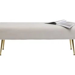 Sitzbänke|KARE Design Bank Deria Velvet Creme 110Cm