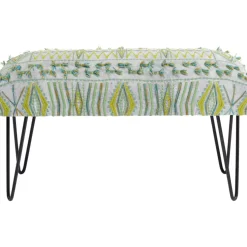 Sitzbänke|KARE Design Bank Desna Patchwork Grun 80Cm