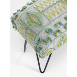 Sitzbänke|KARE Design Bank Desna Patchwork Grun 80Cm