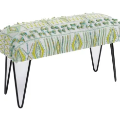 Sitzbänke|KARE Design Bank Desna Patchwork Grun 80Cm