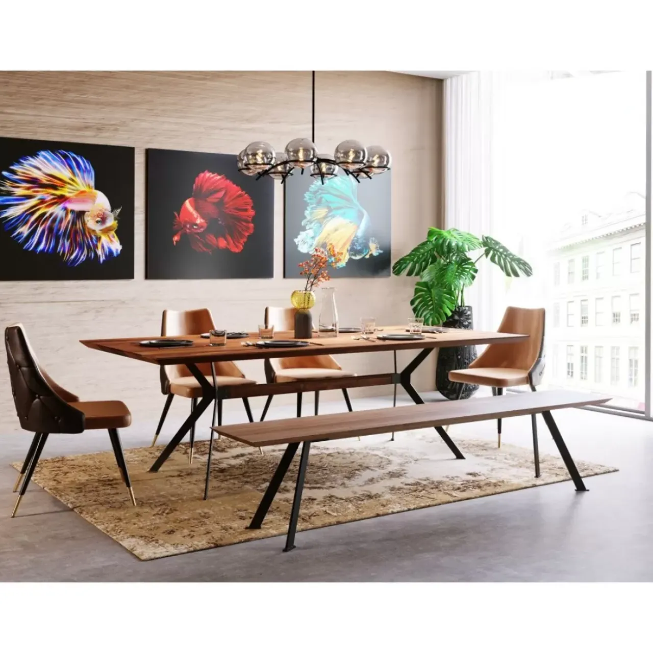 Sitzbänke|KARE Design Bank Downtown 200Cm