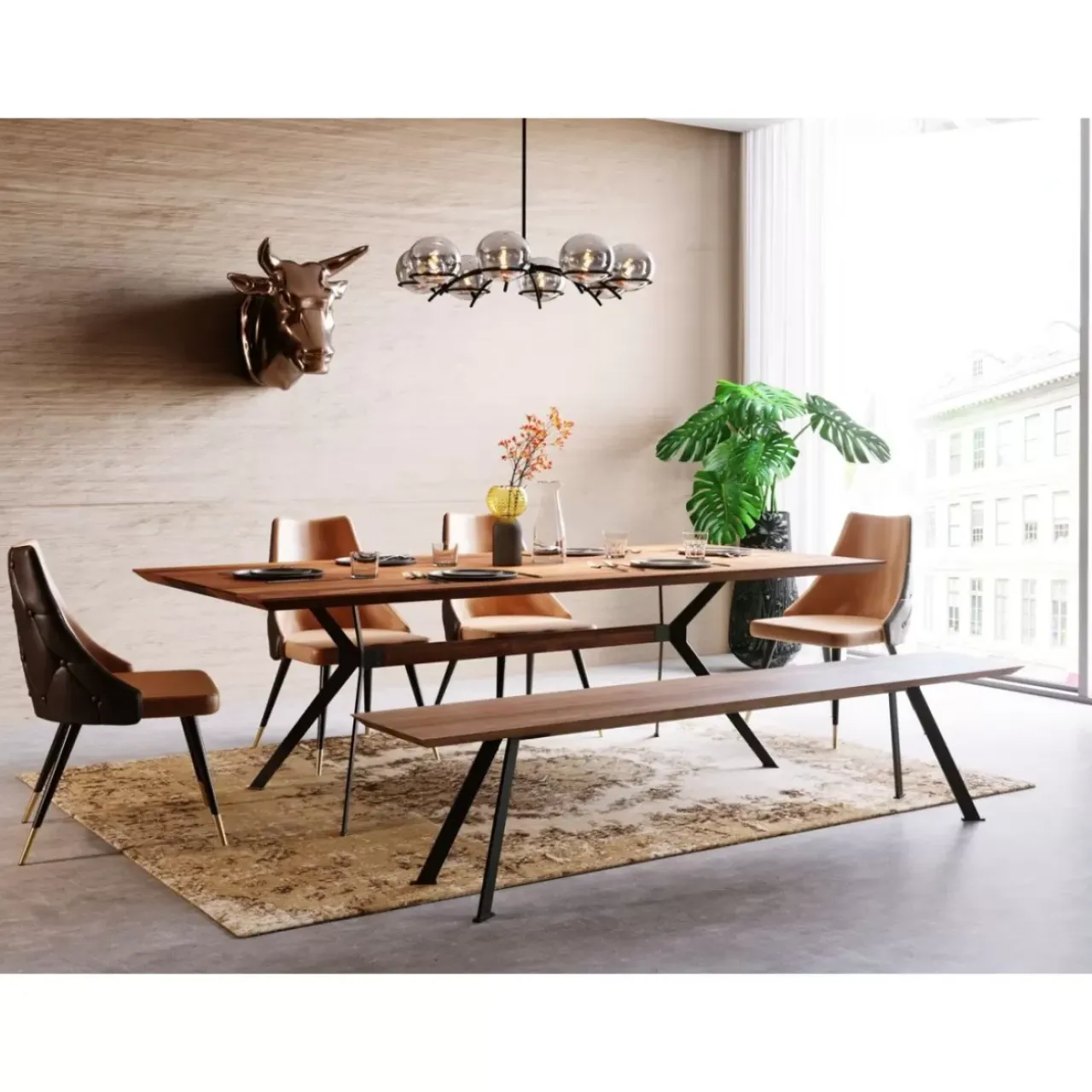 Sitzbänke|KARE Design Bank Downtown 200Cm