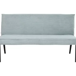 Sitzbänke|KARE Design Bank Ledro Cord Blau 165Cm