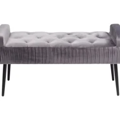 Sitzbänke|KARE Design Bank Lofty Grau Schwarz