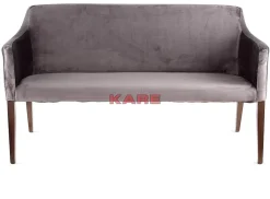 Sitzbänke|KARE Design Bank Mode Velvet Grau