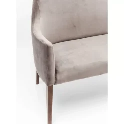 Sitzbänke|KARE Design Bank Mode Velvet Grau