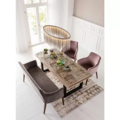 Sitzbänke|KARE Design Bank Mode Velvet Grau