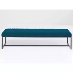 Sitzbänke|KARE Design Bank Smart Petrol Schwarz 150X40Cm