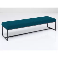 Sitzbänke|KARE Design Bank Smart Petrol Schwarz 150X40Cm