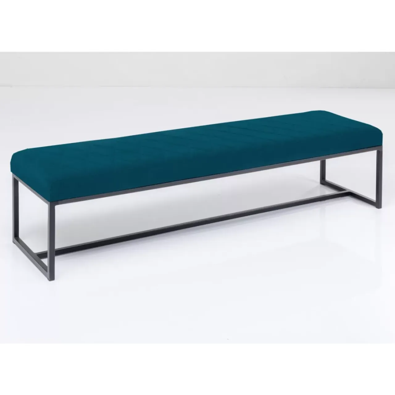 Sitzbänke|KARE Design Bank Smart Petrol Schwarz 150X40Cm