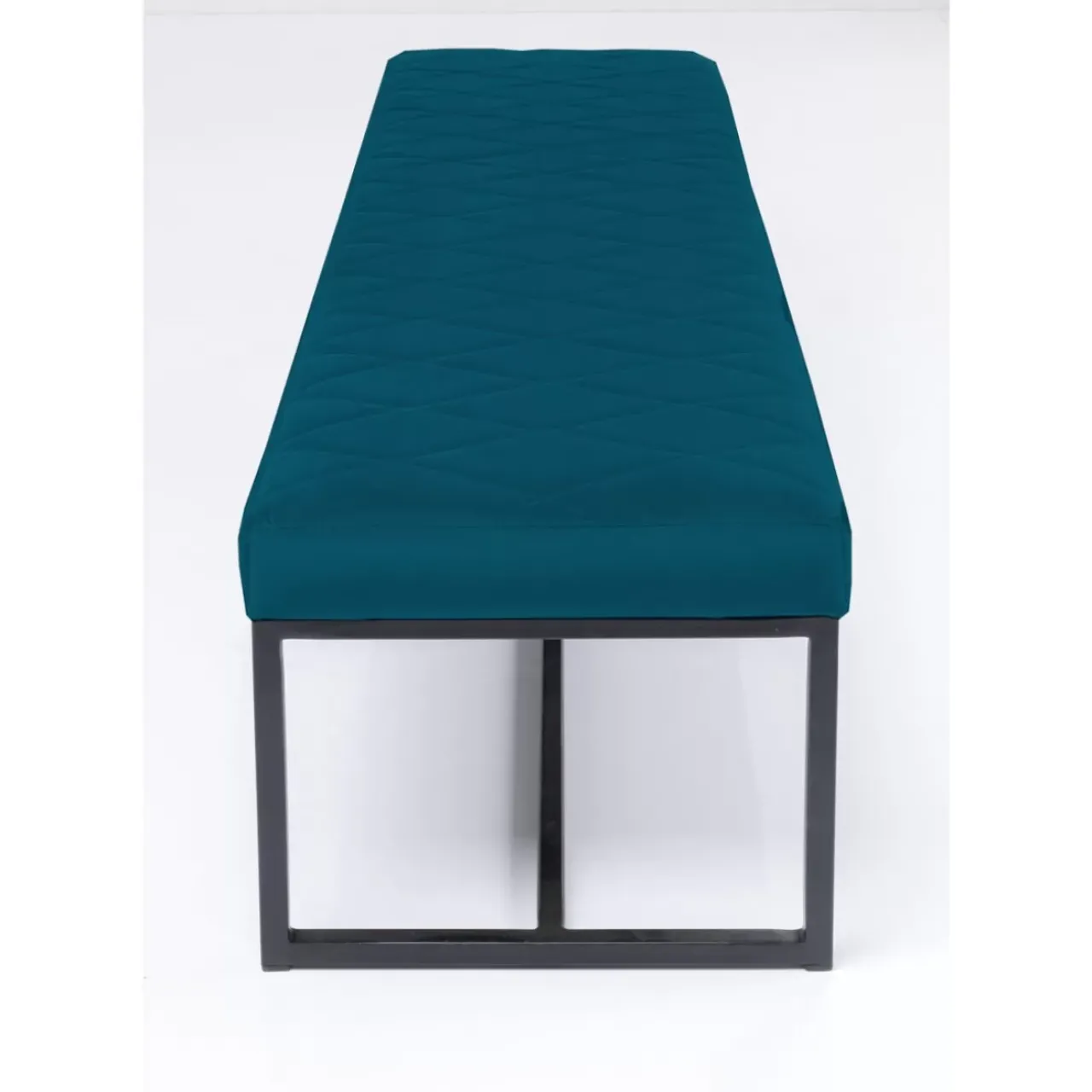 Sitzbänke|KARE Design Bank Smart Petrol Schwarz 150X40Cm