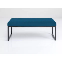 Sitzbänke|KARE Design Bank Smart Petrol Schwarz 90Cm