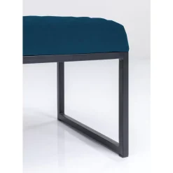 Sitzbänke|KARE Design Bank Smart Petrol Schwarz 90Cm
