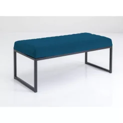 Sitzbänke|KARE Design Bank Smart Petrol Schwarz 90Cm