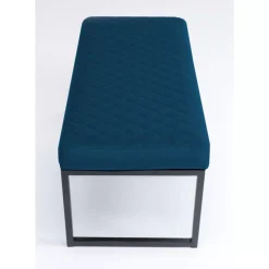 Sitzbänke|KARE Design Bank Smart Petrol Schwarz 90Cm