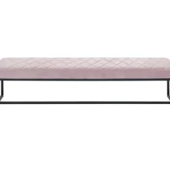 Sitzbänke|KARE Design Bank Smart Rosa Schwarz 150X40Cm