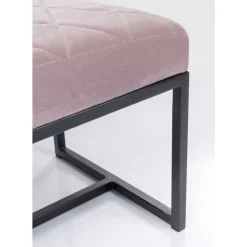 Sitzbänke|KARE Design Bank Smart Rosa Schwarz 150X40Cm