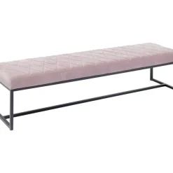 Sitzbänke|KARE Design Bank Smart Rosa Schwarz 150X40Cm