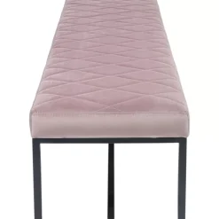 Sitzbänke|KARE Design Bank Smart Rosa Schwarz 150X40Cm