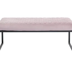 Sitzbänke|KARE Design Bank Smart Rosa Schwarz 90X40Cm