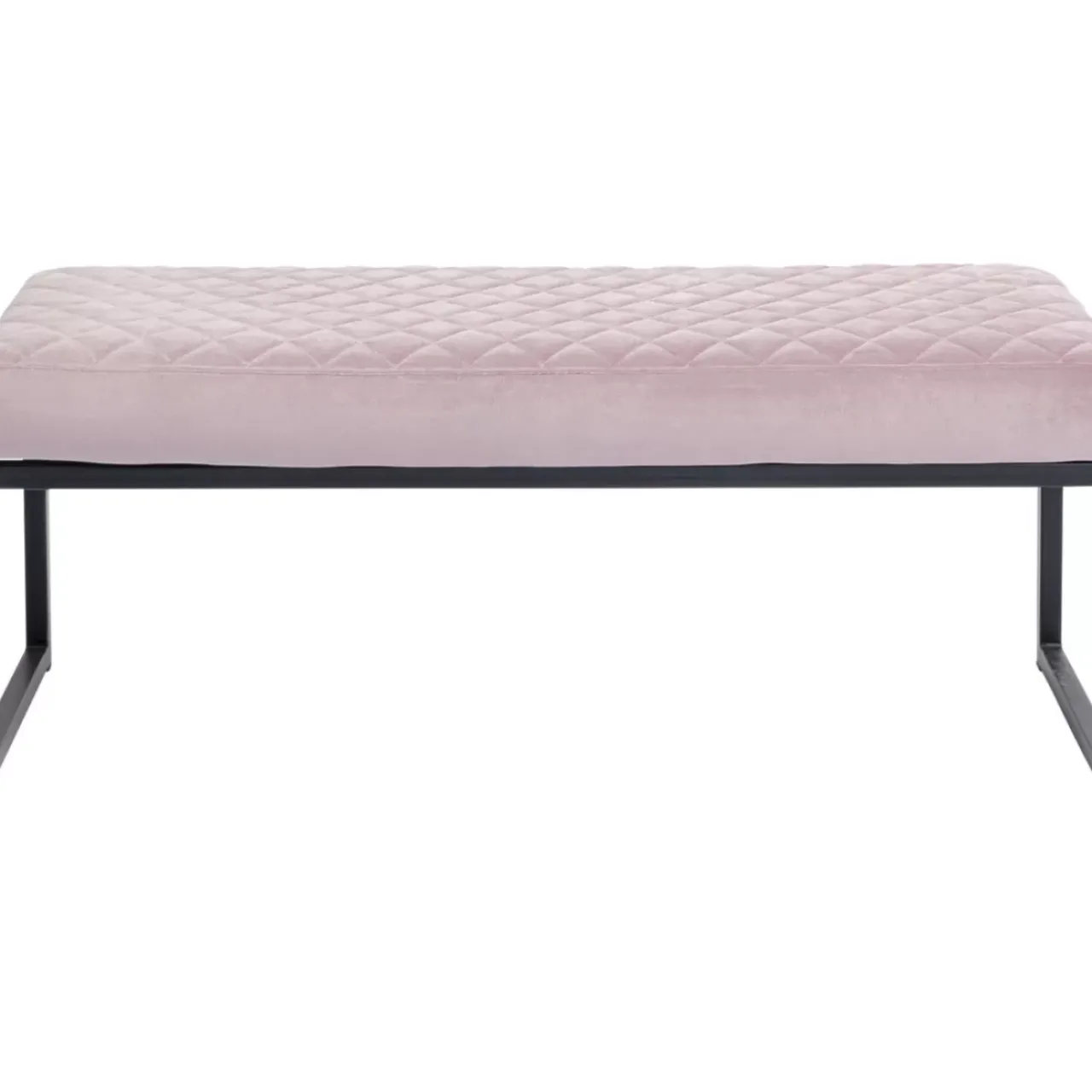 Sitzbänke|KARE Design Bank Smart Rosa Schwarz 90X40Cm