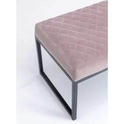 Sitzbänke|KARE Design Bank Smart Rosa Schwarz 90X40Cm