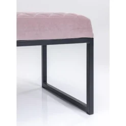 Sitzbänke|KARE Design Bank Smart Rosa Schwarz 90X40Cm