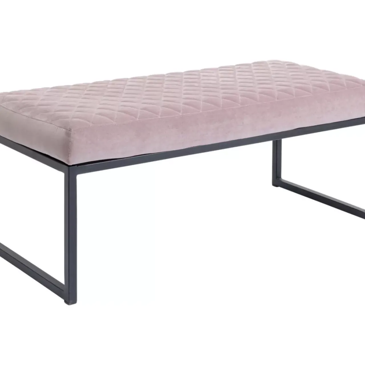 Sitzbänke|KARE Design Bank Smart Rosa Schwarz 90X40Cm