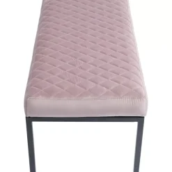 Sitzbänke|KARE Design Bank Smart Rosa Schwarz 90X40Cm