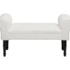Sitzbänke|KARE Design Bank Wing Creme Schwarz