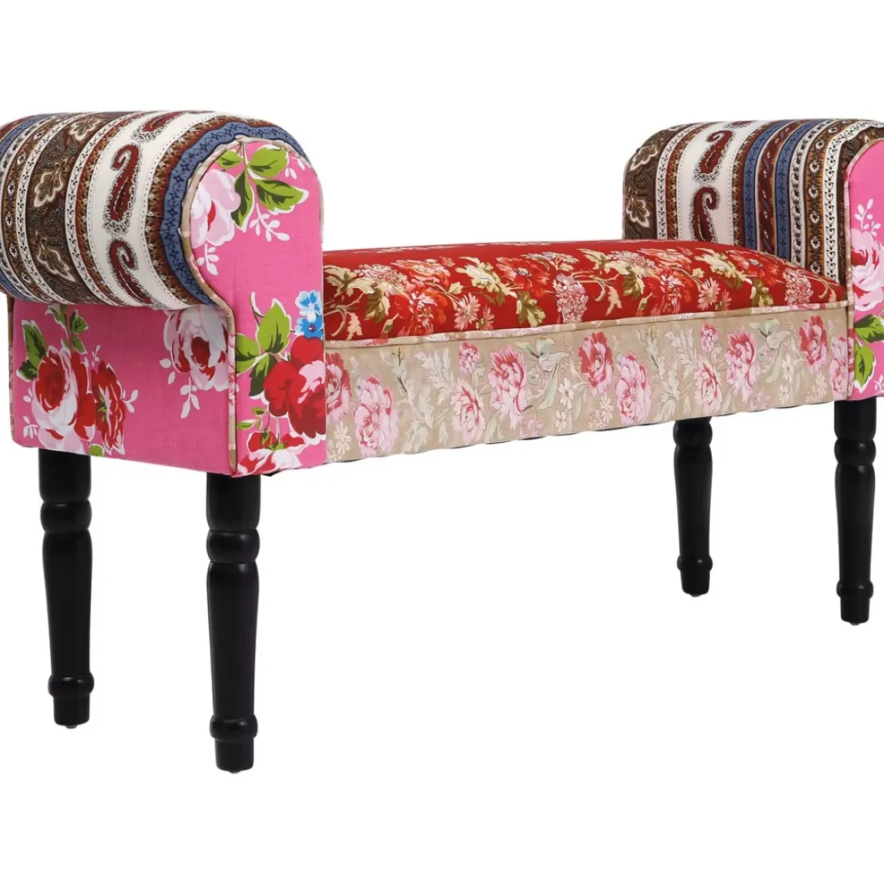 Sitzbänke|KARE Design Bank Wing Patchwork Red