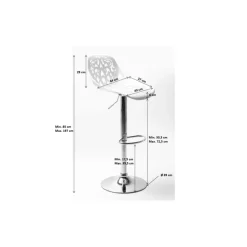 Sitzbänke|KARE Design Barhocker Ornament White