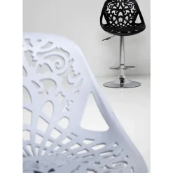 Sitzbänke|KARE Design Barhocker Ornament White