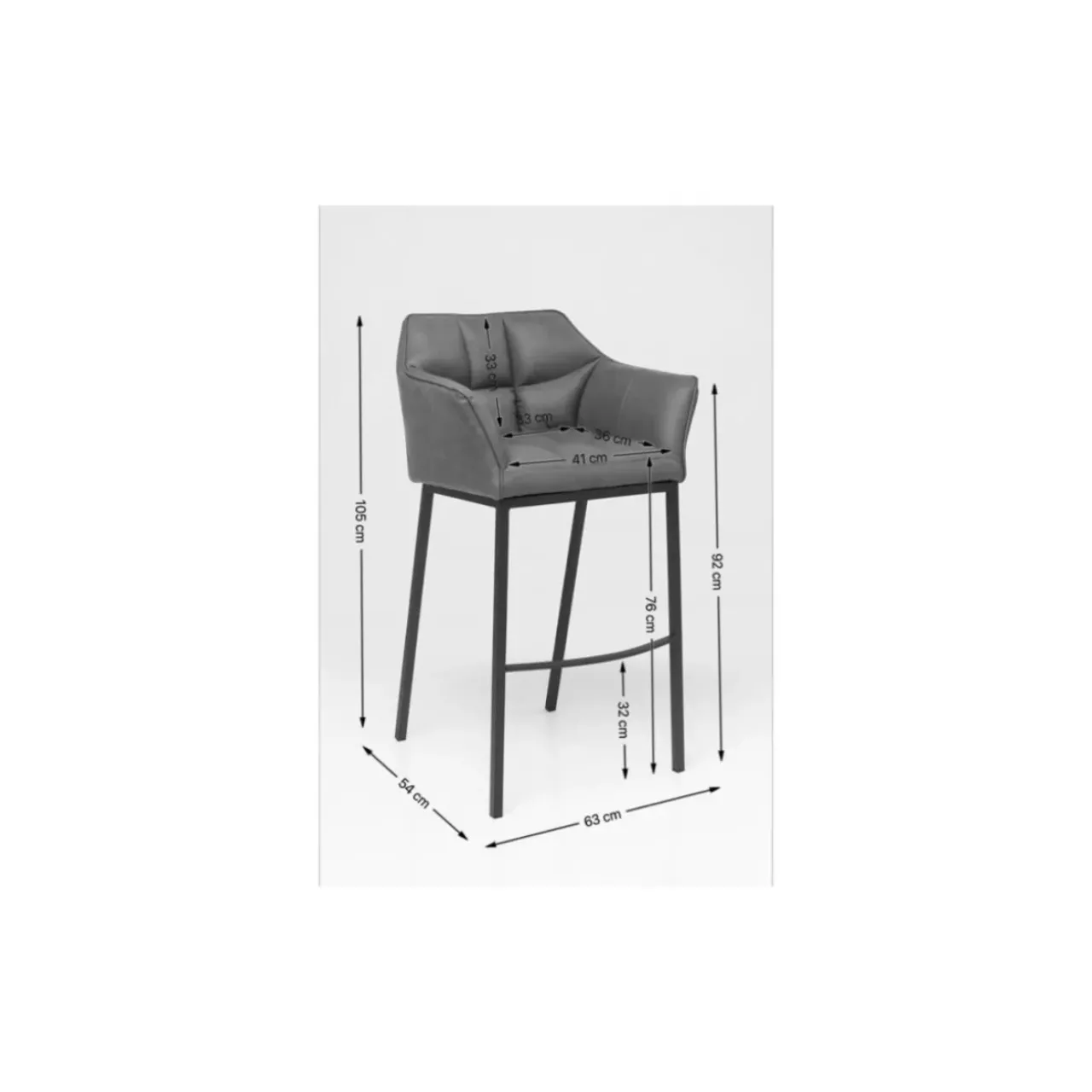 Sitzbänke|KARE Design Barhocker Thinktank Quattro