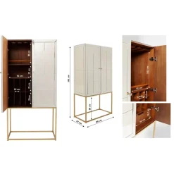 Bars|KARE Design Barschrank Luxury Champagne